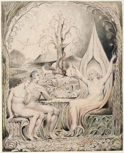 Das verlorene Paradies von William Blake